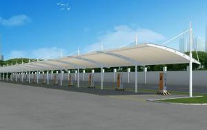 麦盖提县膜结构停车棚