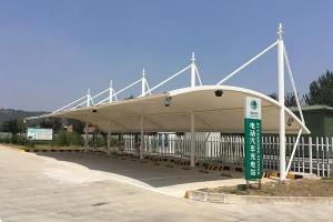 麦盖提县膜结构停车棚